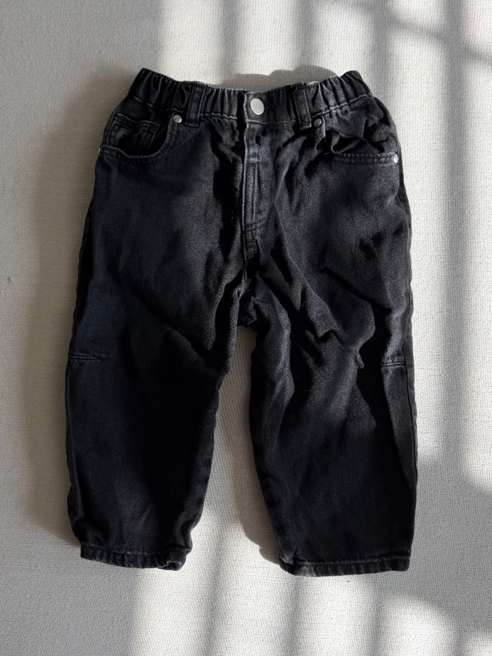 Denim jeans.
